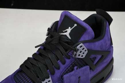 Jordan AJ4-766296 Scott x Travis 4 Purple Air Retro 0808